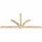 Ekena Millwork Redmond Rough Sawn Timber Gable Bracket, Douglas Fir, 108"W x 54"H x 4"D x 4"F, 12/12 Pitch GBW108X54X0404RED00RDF - alternate 5